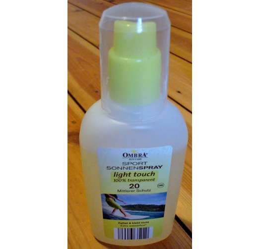 <strong>Ombra Sun Care</strong> Sport Sonnenspray light touch (LSF 20)