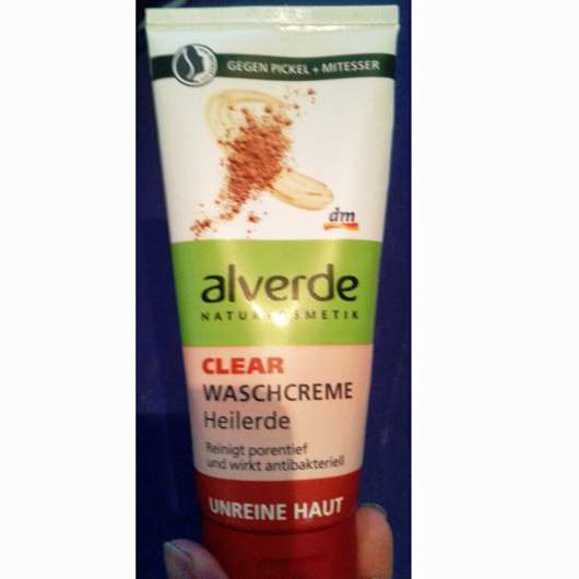 alverde Clear Waschcreme Heilerde (für unreine Haut)