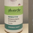 alverde Sensitiv Reinigungsschaum Seide