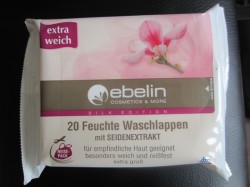 Produktbild zu ebelin 20 Feuchte Waschlappen mit Seidenextrakt