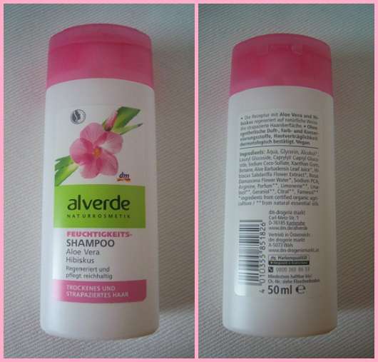 alverde Feuchtigkeits-Shampoo Aloe Vera Hibiskus