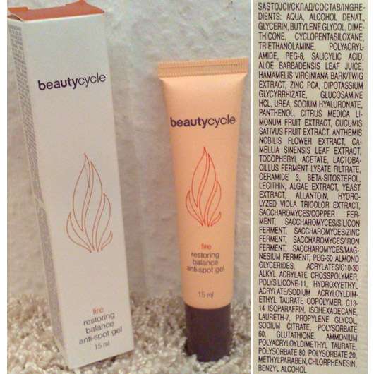 Produktbild zu beautycycle fire restoring balance anti-spot gel