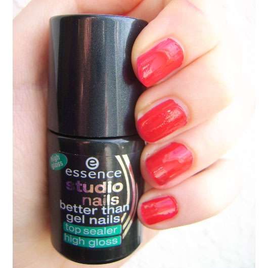 Test Uberlack Essence Studio Nails Better Than Gel Nails Top Sealer High Gloss Testbericht Von Sunny 993