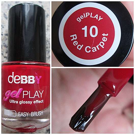 debby gelPLAY nail polish, Farbe: 10 red carpet