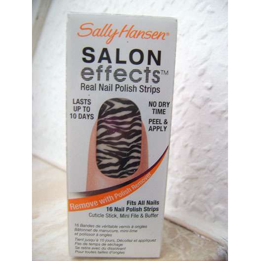 Sally Hansen Salon Effects Real Nail Polish Strips, Farbe: 310 Wild Child