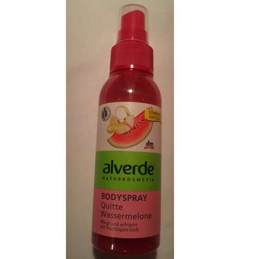 alverde Bodyspray Quitte Wassermelone (LE)