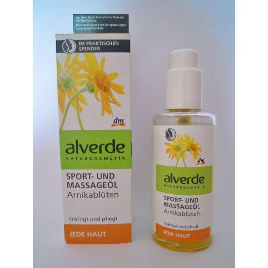 alverde Sport- und Massageöl Arnikablüten