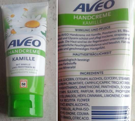 Test Handpflege - AVEO Kamille Pinkmelon