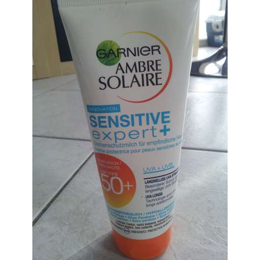 Garnier Ambre Solaire Sensitive Expert+ UV Sonnenschutzmilch LSF 50+