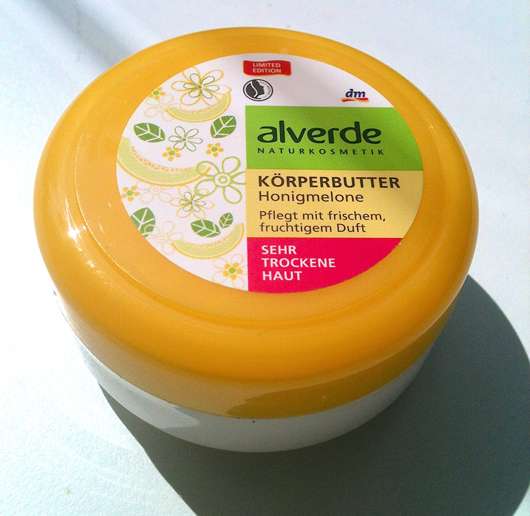 alverde Körperbutter Honigmelone (LE)