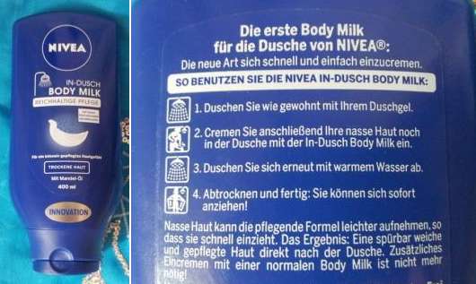Nivea In-Dusch Body Milk (trockene Haut)