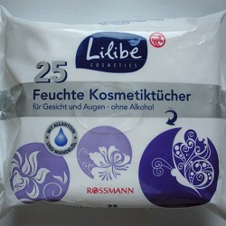Produktbild zu Lilibe 25 Feuchte Kosmetiktücher