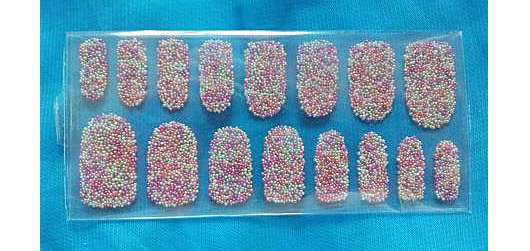 essence me & my ice cream nail topping sticker, Design: 01 rainbow sprinkles (LE)