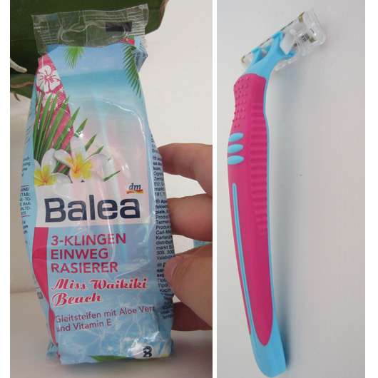 Balea 3-Klingen Einwegrasierer “Miss Waikiki Beach” (LE) 