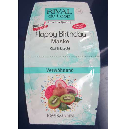 Rival de Loop Happy Birthday Maske Kiwi & Litschi (LE)