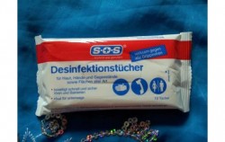 Produktbild zu SOS Desinfektionstücher