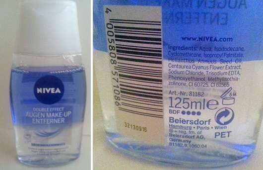 Nivea Double Effect Augen Make-Up Entferner