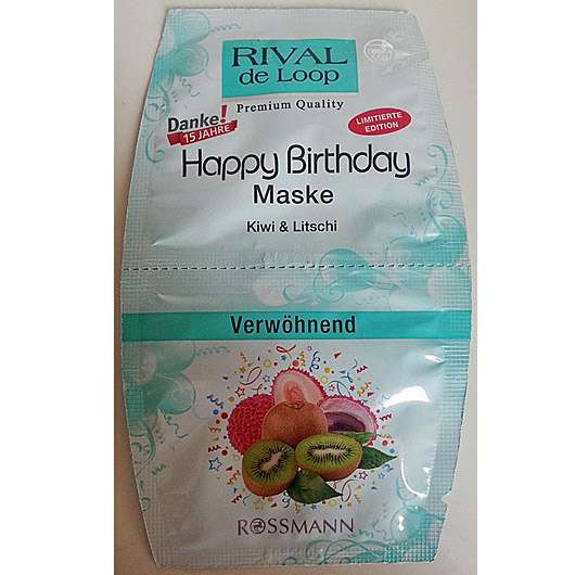 Rival de Loop Happy Birthday Maske Kiwi & Litschi (LE)
