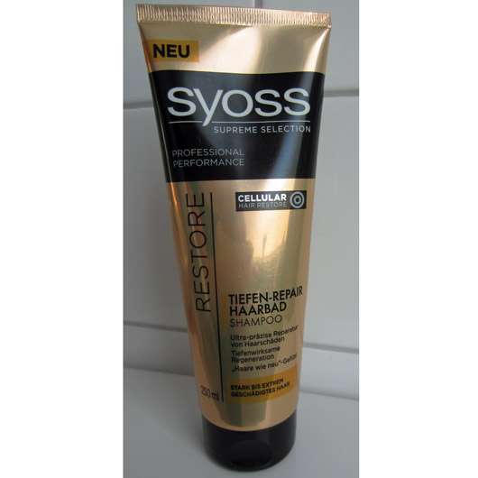 Syoss Supreme Selection Tiefen-Repair Haarbad Shampoo „Restore“
