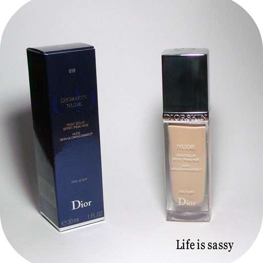 Produktbild zu Dior Diorskin Nude Skin-Glowing MakeUp, Farbe: 010