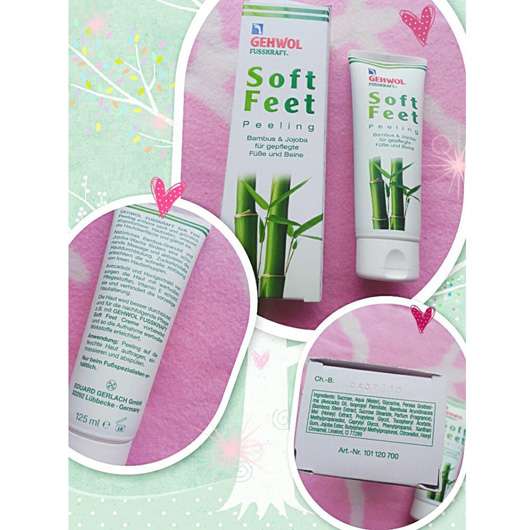 GEHWOL FUSSKRAFT Soft Feet Peeling Bambus & Jojoba 