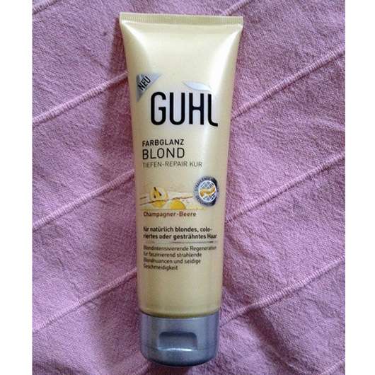 Produktbild zu GUHL Farbglanz Blond Tiefen-Repair Kur Champagner-Beere