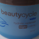 beautycycle water hydrate replenish night crème