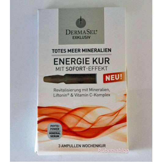 <strong>DermaSel Exklusiv</strong> Totes Meer Mineralien Energie Kur mit Sofort-Effekt