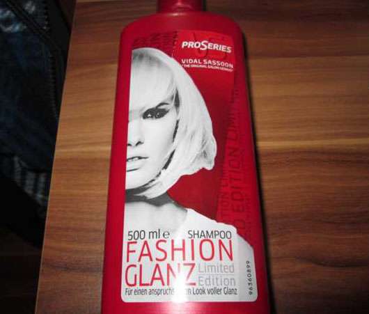 Vidal Sassoon Pro Series Fashion Glanz Shampoo