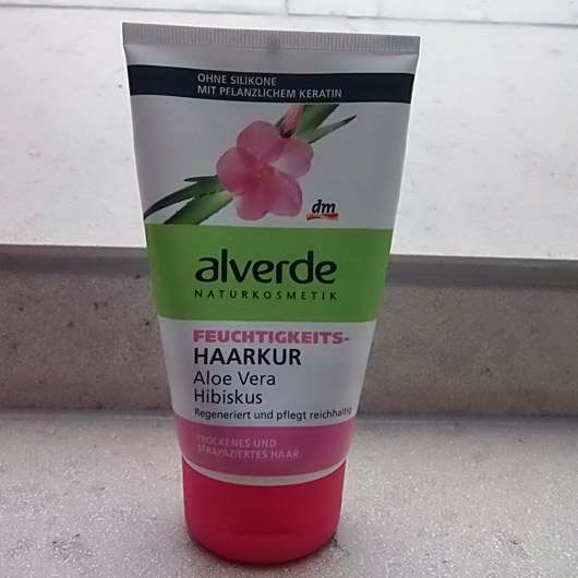 alverde Feuchtigkeits-Haarkur Aloe Vera Hibiskus