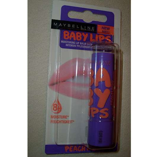 Maybelline Baby Lips Lippenbalsam, Farbe: Peach Kiss