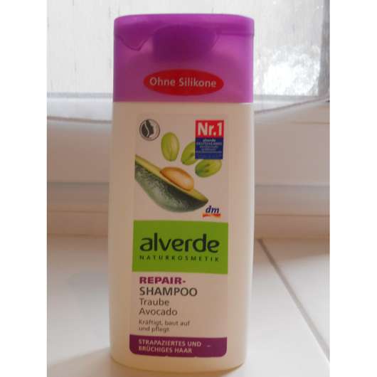 alverde Naturkosmetik Repair-Shampoo Traube Avocado