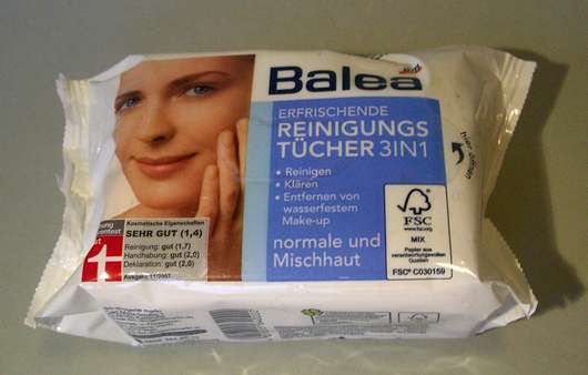 Balea Erfrischende Reinigungstücher 3in1 (normale und Mischhaut)