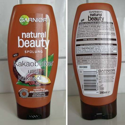 <strong>Garnier Natural Beauty</strong> Spülung Kakaobutter und Kokosöl