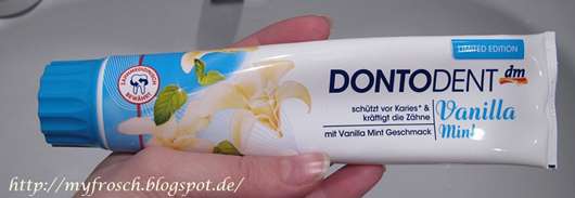DontoDent Vanilla Mint Zahncreme (LE)