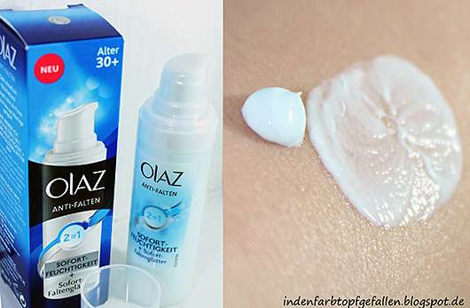 <strong>Olaz Anti-Falten</strong> 2in1 Sofort-Feuchtigkeit + Sofort-Faltenglätter