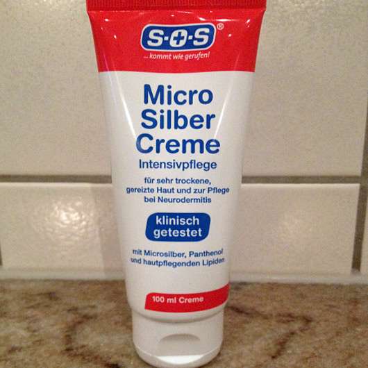 Test Spezialpflege Sos Microsilber Creme Intensivpflege Testbericht Von Matula89