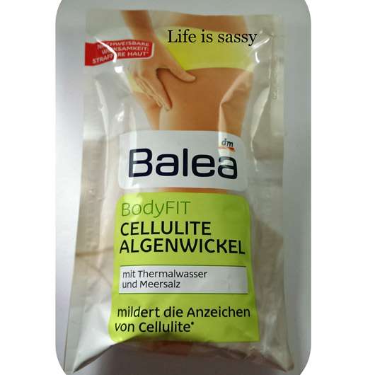 <strong>Balea BodyFIT</strong> Cellulite Algenwickel