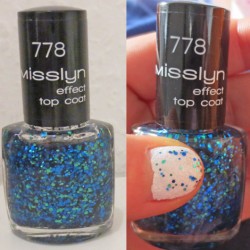 Produktbild zu Misslyn effect top coat – Farbe: 778 Atlantis