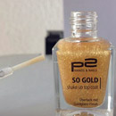 p2 so gold shake up top coat (Überlack mit Goldglanz-Finish)