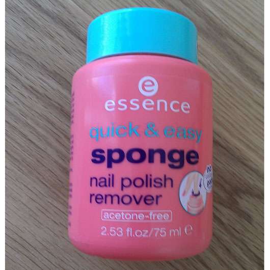 essence quick & easy sponge nail polish remover