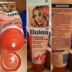 Produktbild zu Balea Farbglanz 2 Minuten Kur Blutorange & Moringa