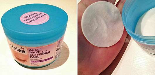 Balea Augen Make-up Entferner Pads ölfrei 