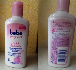 Produktbild zu bebe® Young Care quick & clean reinigungslotion & gesichtswasser