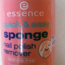 essence quick & easy sponge nail polish remover