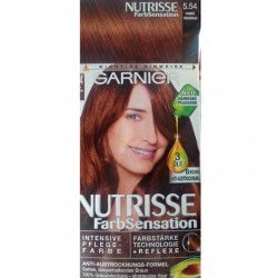 Produktbild zu Garnier Nutrisse FarbSensation Intensive Pflegefarbe – Farbe: 5.54 Warmes Honigbraun