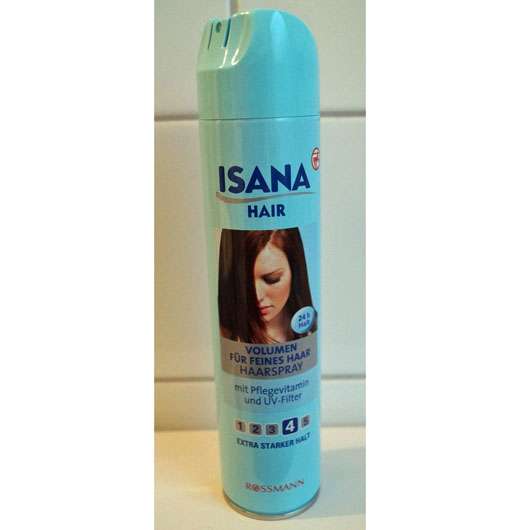 Test Haarspray Isana Hair Volumen Für Feines Haar Haarspray Pinkmelon