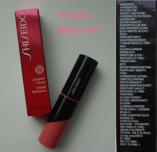 Produktbild zu Shiseido Lacquer Gloss – Farbe: PK304 Baby Doll