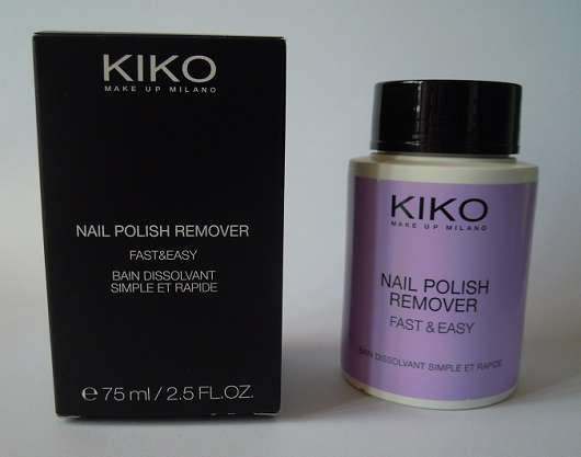 KIKO Nail Polish Remover Fast & Easy