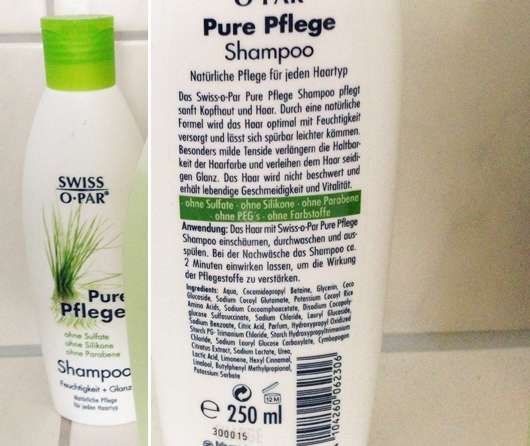 <strong>SWISS O PAR</strong> Pure Pflege Shampoo